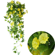 39 Inch UV Resistant Artificial Morning Glory Flowers for Outdoors Bulk Wholesale