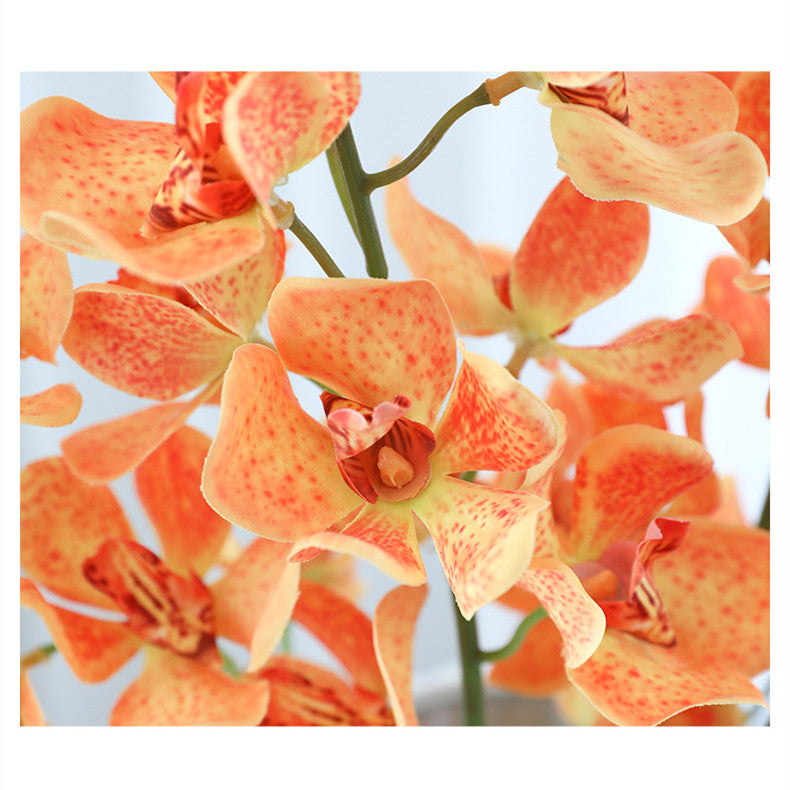 30 Inch Vanda Orchid Stems 10 Pcs Real Touch Artificial Silk Flowers