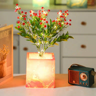 Venue Ambience LED Flower Lamp - 4.9x4.9x13.8in Commercial Event Decor