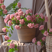 26 Inch Artificial Hydrangea Stems Bulk 10 Pcs Long Silk Flower Branches