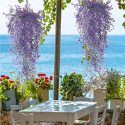 2 Pcs 3.6ft Hanging Weeping Vines UV Resistant Artificial Plants for Outdoors