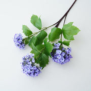 27 Inch Snowball Hydrangea Stems 10 Pcs Artificial Silk Blossom Spray Flowers