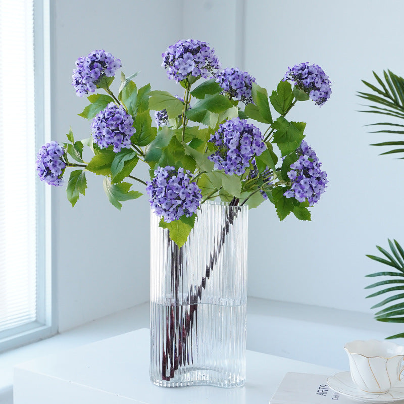 27 Inch Snowball Hydrangea Stems 10 Pcs Artificial Silk Blossom Spray Flowers