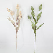 39 Inch Artificial Ball Flowers Long Stem Bulk Wholesale Wabi-Sabi Style