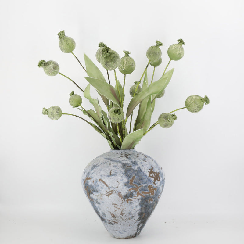39 Inch Artificial Ball Flowers Long Stem Bulk Wholesale Wabi-Sabi Style