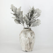 39 Inch Artificial Lambs Ear Plant Spray Stem Silver Ragwort Foliage Bulk Wholesale