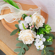 Artificial Silk Wedding Arch Flowers 50 Pcs Bulk Floral Decorations for Wedding Arch
