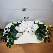 Wedding Arch White Artificial Flowers Bulk Swag Table Hanging Ornament Decor