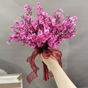 23 Colors 7 Inch Artificial Bridesmaid Bouquets Bulk Wedding Flowers Wholesale