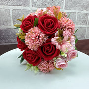 23 Colors 7 Inch Artificial Bridesmaid Bouquets Bulk Wedding Flowers Wholesale