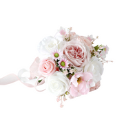 8.6 Inch Artificial Wedding Bouquets 10 Pcs Bridal Bridesmaid Flowers Church Decoration