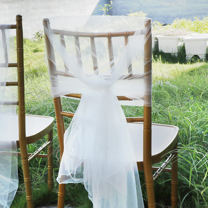 Artificial Silk Wedding Ceremony Aisle Chair Back Floral Decorations Bulk Set