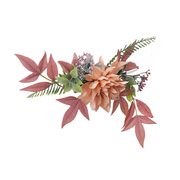 Artificial Dahlia Flower Decorations for Wedding Ceremony Aisle Chair Backs, Bulk Quantity