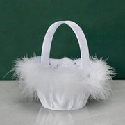 6 Styles Artificial Wedding Flower Girl Basket Set Bulk Wholesale