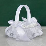6 Styles Artificial Wedding Flower Girl Basket Set Bulk Wholesale