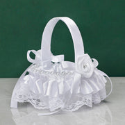 6 Styles Artificial Wedding Flower Girl Basket Set Bulk Wholesale