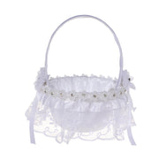 6 Styles Artificial Wedding Flower Girl Basket Set Bulk Wholesale