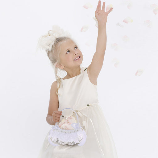 6 Styles Artificial Wedding Flower Girl Basket Set Bulk Wholesale