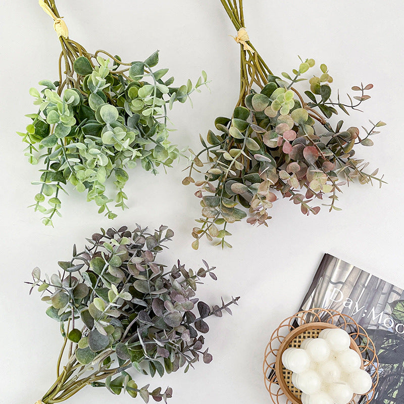 6 Pcs Artificial Eucalyptus Greenery Stems Bundle for Wedding Decor