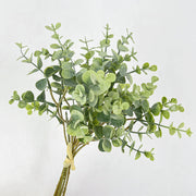 6 Pcs Artificial Eucalyptus Greenery Stems Bundle for Wedding Decor