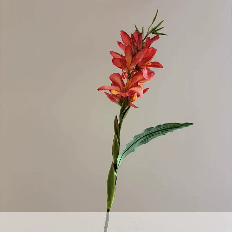 Wedding Tropical Artificial Canna Lily Stems, 41" Tall, Multi-Color