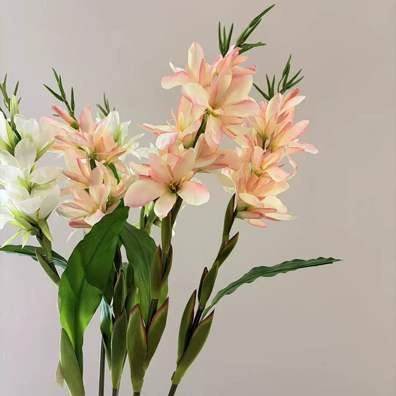 Wedding Tropical Artificial Canna Lily Stems, 41" Tall, Multi-Color