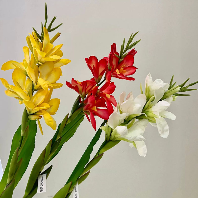 Wedding & Event Artificial Canna Lily Stems, 41" Tall, Multicolor Options