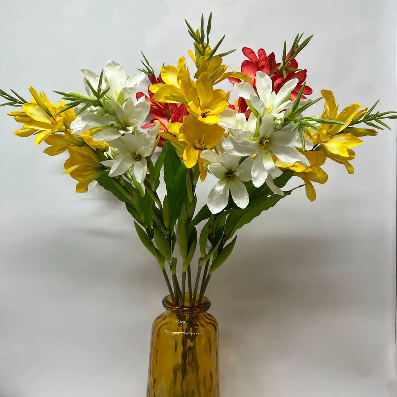 Wedding & Event Artificial Canna Lily Stems, 41" Tall, Multicolor Options