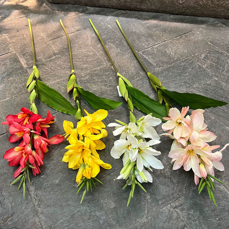 Wedding & Event Artificial Canna Lily Stems, 41" Tall, Multicolor Options