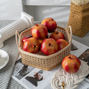 Artificial Weighted Realistic Pomegranate Fruit Bulk Wholesale, 10 Pcs, Artificial Material