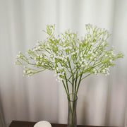 23.6 Inch Baby's Breath Artificial Flowers 10 Pcs Real Touch Silk Stems for Crafts DIY Wedding Party Home Garden Office