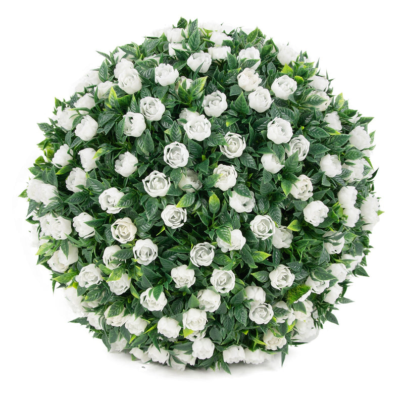 Bulk Artificial Flower Spheres Decorative Balls for Garden Wedding Backyard Balcony Decor