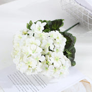 Artificial Geranium Flower Bushes 10 Pcs UV Resistant Hanging Garland Plants