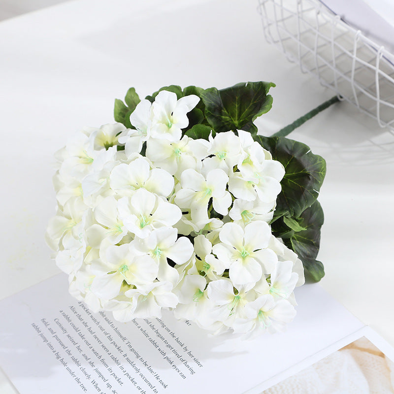 Artificial Geranium Flower Bushes 10 Pcs UV Resistant Hanging Garland Plants