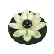 Solar Power Floating Lotus Flower LED Light, Artificial Water Hyacinth Pond Plant, Bulk Pack