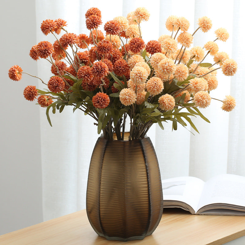 8 Colors Artificial Silk Pompon Mums 8 Pcs Bulk Chrysanthemums for DIY Bouquets