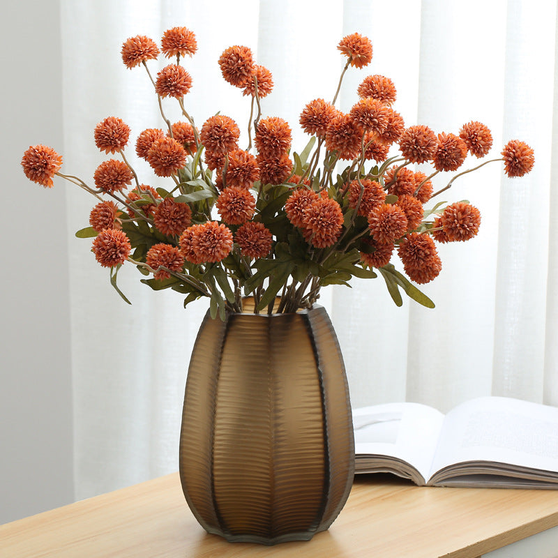8 Colors Artificial Silk Pompon Mums 8 Pcs Bulk Chrysanthemums for DIY Bouquets