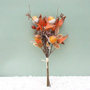 Artificial Acorn Autumn Bouquet Faux Flowers Foliage Bush, Bulk Quantity, Fall Colors