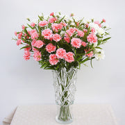 27 Inch Artificial Silk Carnation Flower Stem 10 Pcs Bulk Wholesale