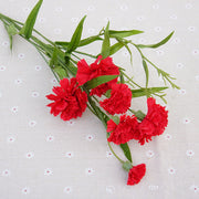 27 Inch Artificial Silk Carnation Flower Stem 10 Pcs Bulk Wholesale