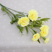 27 Inch Artificial Silk Carnation Flower Stem 10 Pcs Bulk Wholesale