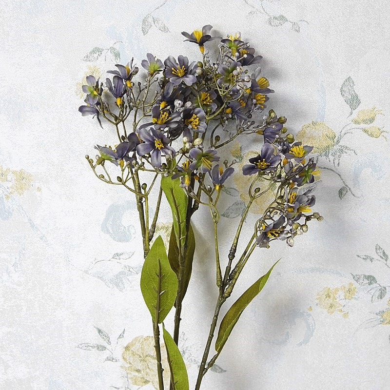 Artificial Daphne Odora Autumn Flower Stem with Foliage 27 Inch Rustic Cottage Style Bulk Quantity