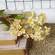Artificial Daphne Odora Autumn Flower Stem with Foliage 27 Inch Rustic Cottage Style Bulk Quantity