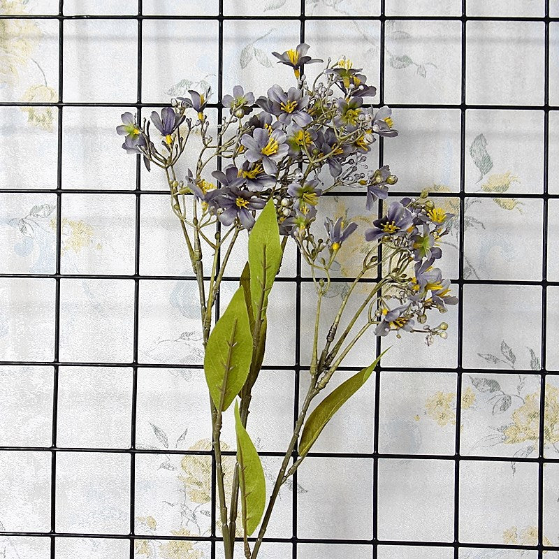 Artificial Daphne Odora Autumn Flower Stem with Foliage 27 Inch Rustic Cottage Style Bulk Quantity