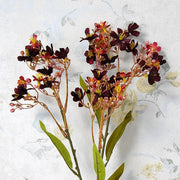 Artificial Daphne Odora Autumn Flower Stem with Foliage 27 Inch Rustic Cottage Style Bulk Quantity