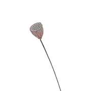 Artificial Dried Lotus Flower Pod Stem 23 Inch 10 Pcs Bulk Seedpod Twig