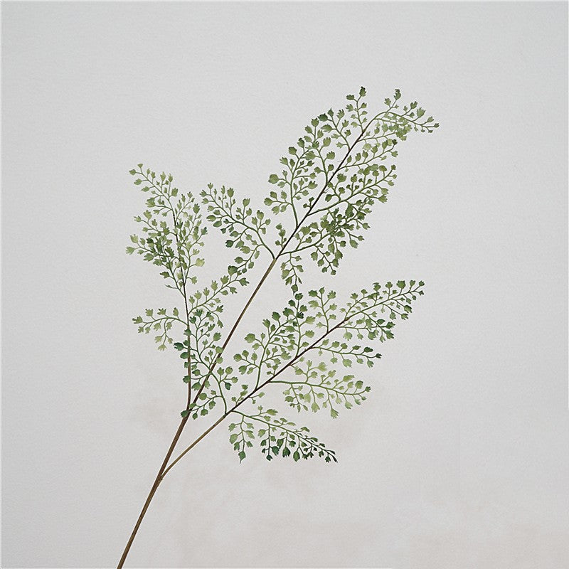 Artificial Fern Stem 32 Inch Greenery Plant Twig Forest Maidenhair Fern 1 Pc