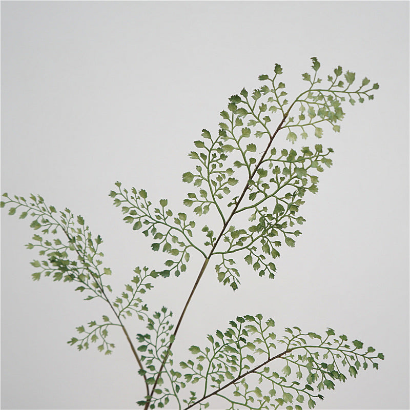 Artificial Fern Stem 32 Inch Greenery Plant Twig Forest Maidenhair Fern 1 Pc