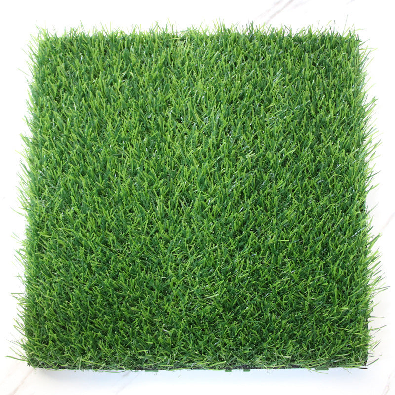 Artificial Grass Panels 11 Inch Bulk Faux Greenery Square Detachable Splice Decoration