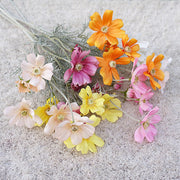 24 Inch Artificial Silk Calliopsis Flowers 10 Pcs Autumn Plant Arrangements